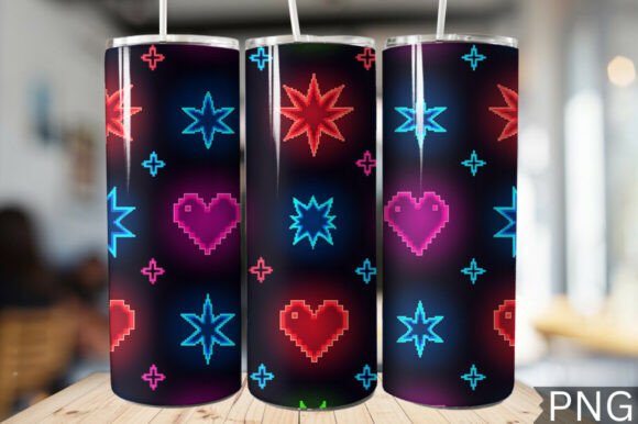 Download Gamer Girl Neon Tech Tumbler Wrap PNG - Tech Collection