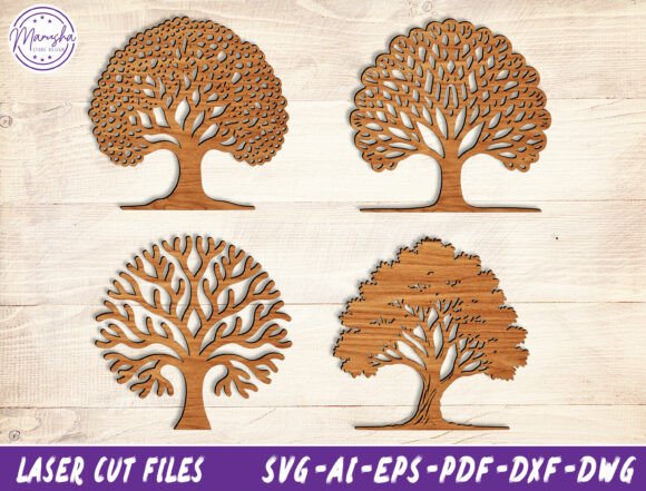 Download Tree Silhouette Laser Cut Files Svg - Tree Collection