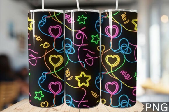 Download Gamer Girl Neon Tech Tumbler Wrap PNG - Tech Collection