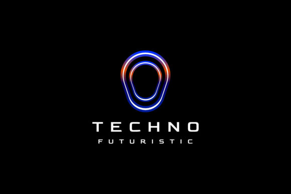 Download Neon Tech Gradient Lamp Logo - Tech Collection