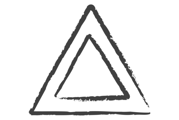 Download Triangle Post Stamp Template. Grunge Bla - Triangle Collection