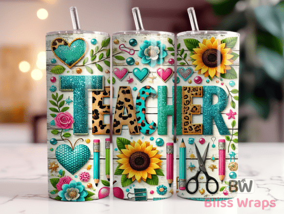 Download Teacher Tumbler Wraps Sublimation - Tumbler wraps Collection
