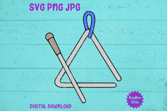 Download Musical Triangle SVG PNG JPG Cut Files - Triangle Collection