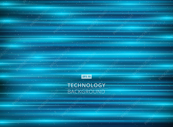Download Abstract Technology Blue Laser Light - Tech Collection