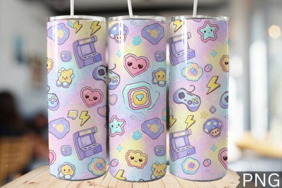 Download Gamer Girl Neon Tech Tumbler Wrap PNG - Tech Collection