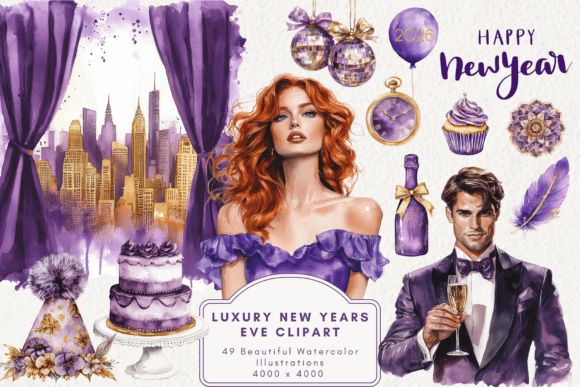 Download Luxury New Year's Eve Clipart - New Collection