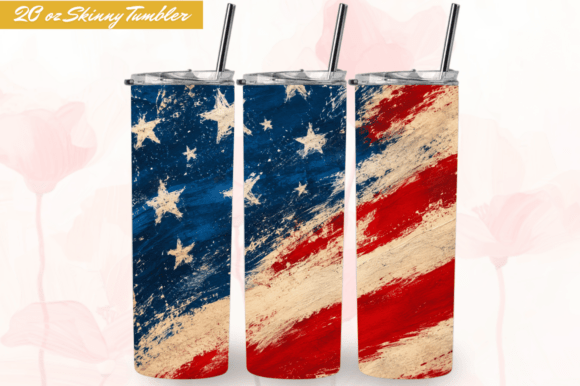 Download AMERICAN Vintage Flag 20oz Tumbler Wraps - Tumbler wraps Collection