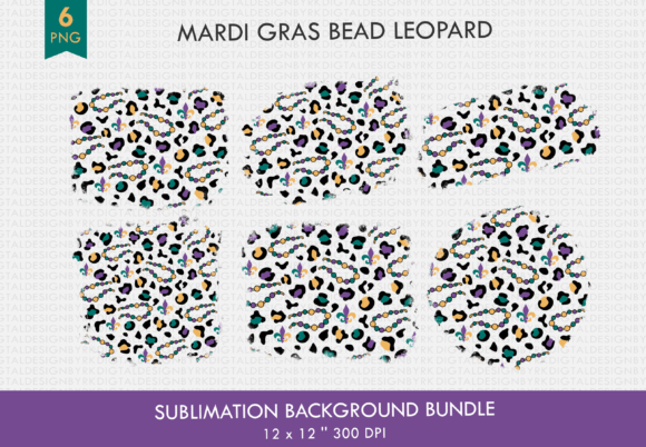 Download Mardi Gras Leopard Sublimation PNG - Leopard sublimation png Collection