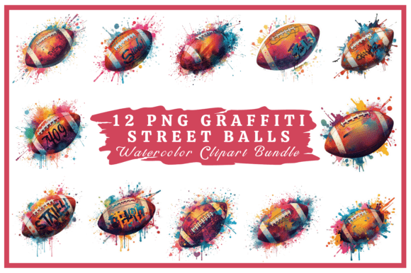 Download Graffiti Street Ball Watercolor Bundle - Tree Collection