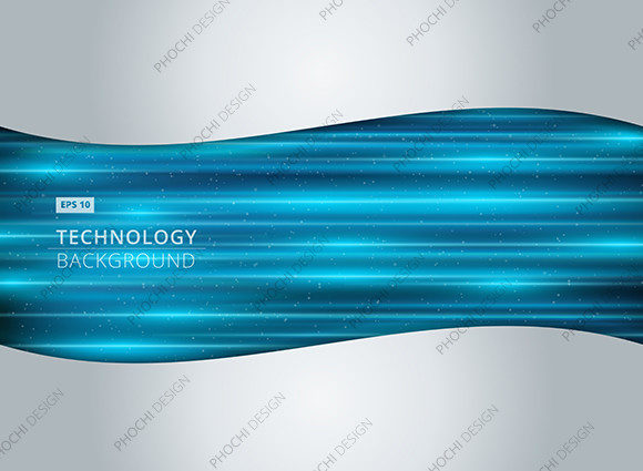 Download Abstract Technology Blue Laser Light - Tech Collection
