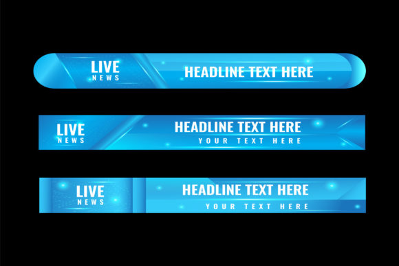 Download New Colorful Lower Thirds Set and Banner - New Collection