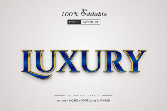 Download Editable Luxury Text Font Effect - Text font Collection