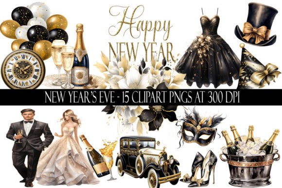 Download New Year's Eve Clipart - New Collection