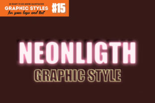 Download 10 Neon Light Graphic Style for Adobe Illustrator - Graphic style Collection